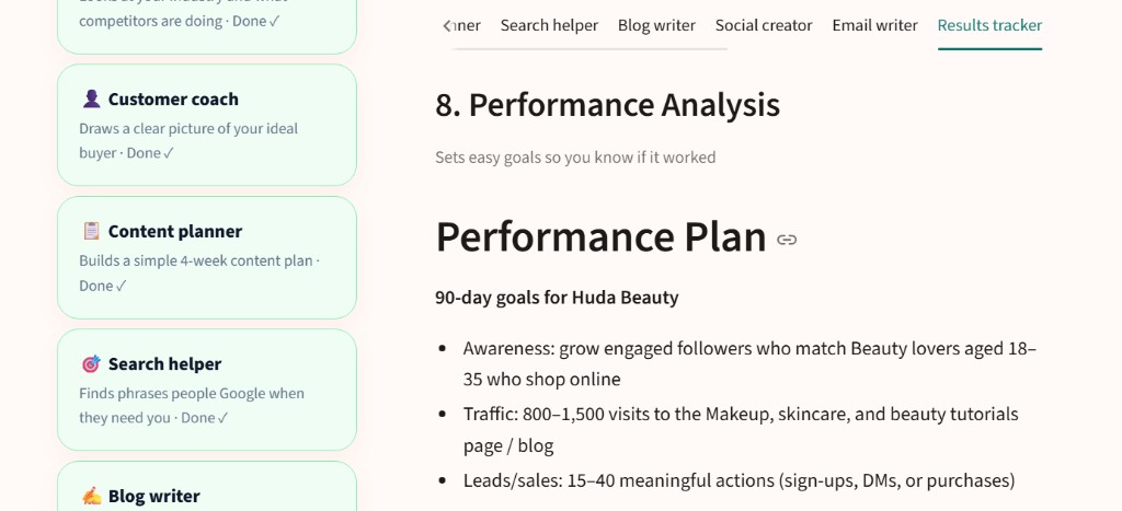 Marketing Magic — AI Marketing-Plan Builder screenshot 3