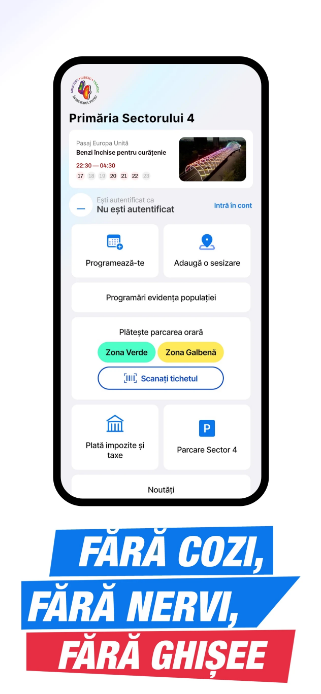 Primaria Sectorului 4 — City Services Mobile App